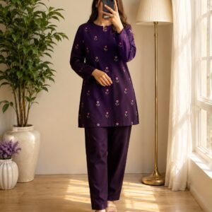 Deep Purple-Soft Wool 2pc