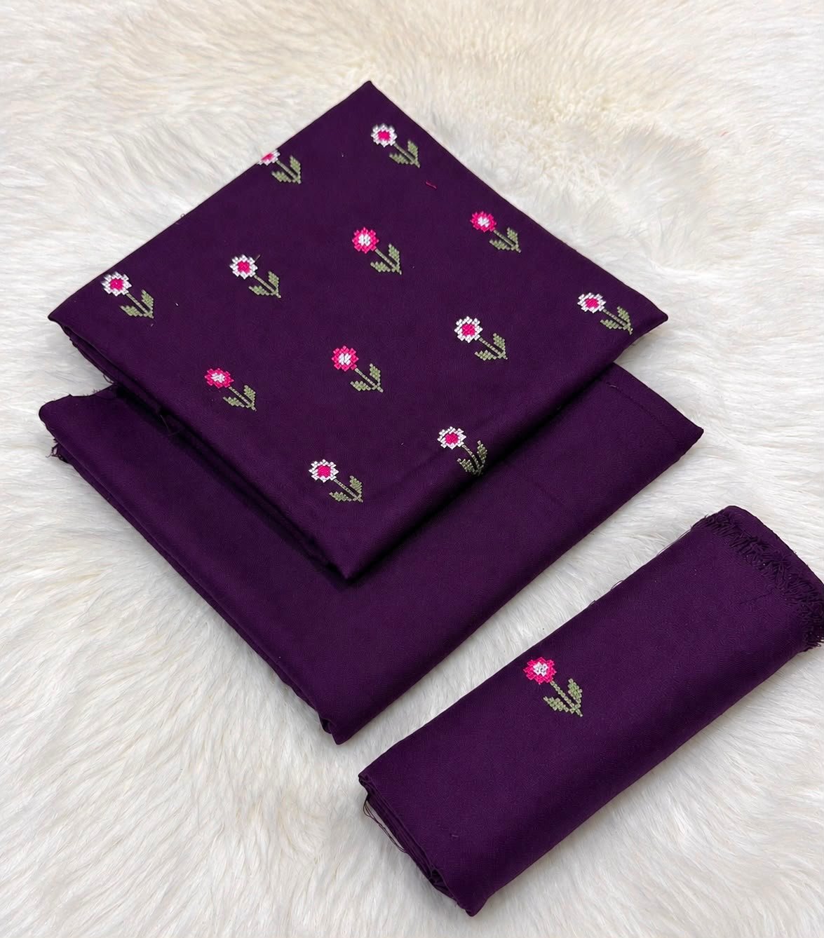 Deep Purple-Soft Wool 2pc - Image 2