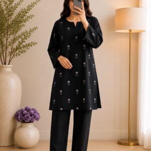 Soft Wool-Black 2pc